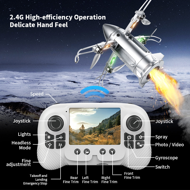 OZ X6 Rocket Drone 2.8 Inch Sc - огляд і ціна Drone Controller Screen