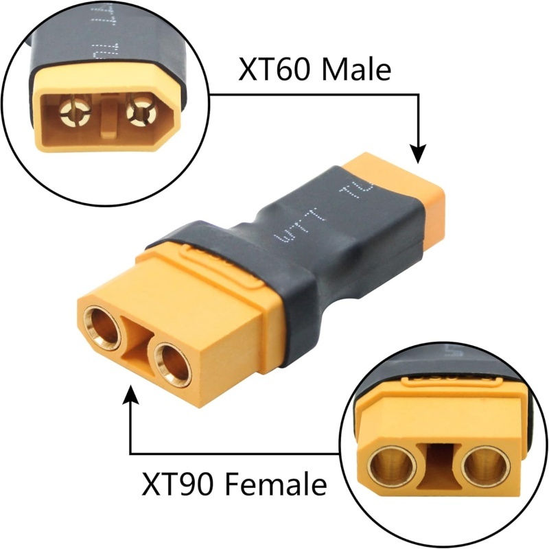 2Pcs/Lot XT90 Male Female to X - огляд і ціна Drone Battery Adapter