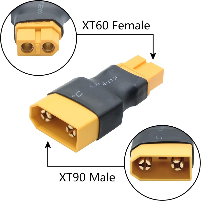 2Pcs/Lot XT90 Male Female to X - огляд і ціна Drone Battery Adapter