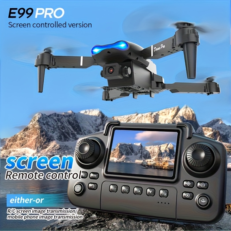 2026 Upgraded E99 PRO MAX Fold - огляд і ціна Drone Controller Screen