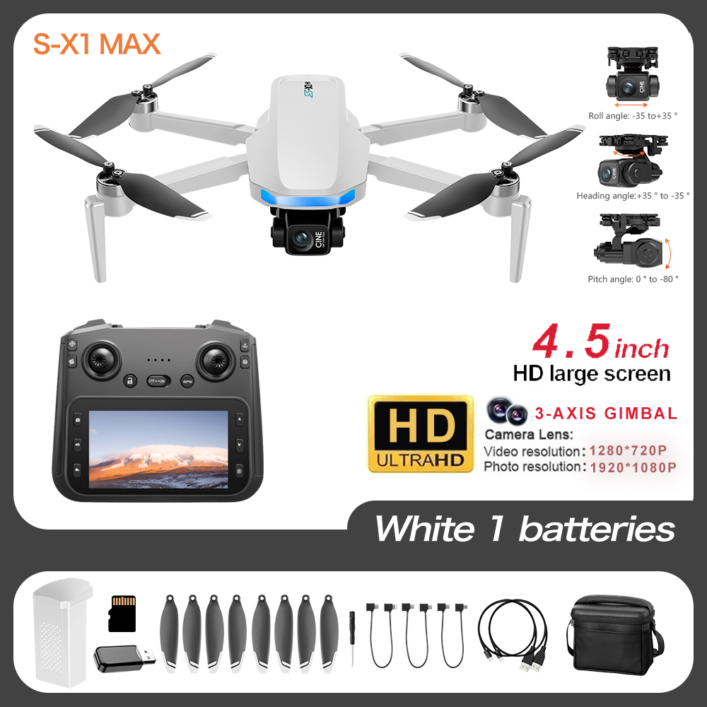 S-X1 Pro 4K GPS Drone with 3-A - огляд і ціна Jjrc Drone X12